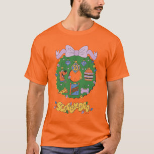Camiseta Grático de Coroa de Lanche de Feriado do Scooby-Do