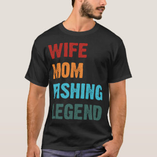 Camiseta Grático de Mamãe Pescando
