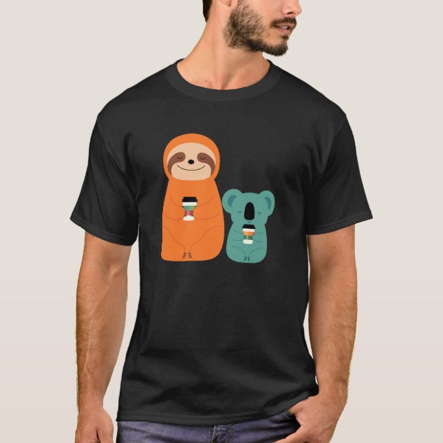 Camiseta Grático do Coffee Buddy de Andy Westface Threadles (Frente)