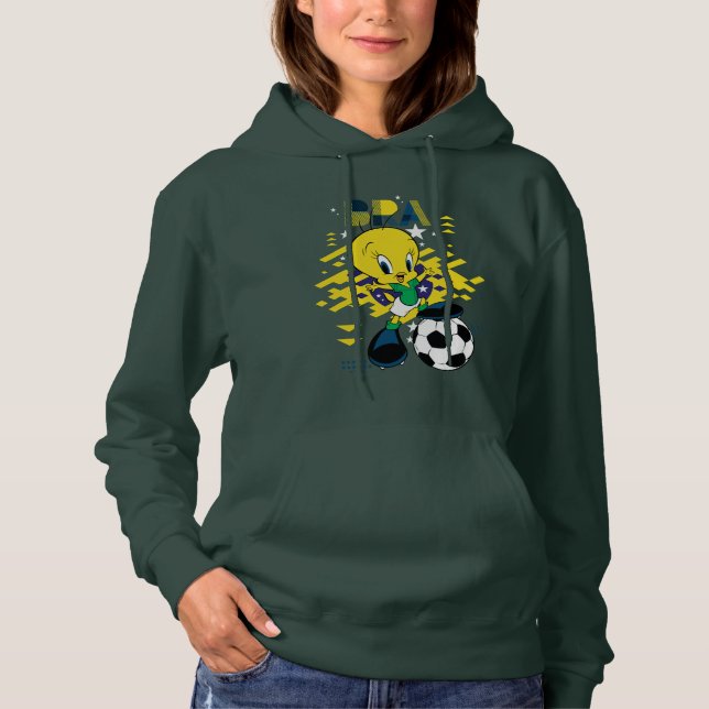 Camiseta Grático do TWEETY™ Time Brasil Futebol (Frente)