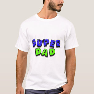 Camiseta Grático Super Pai em Negrito