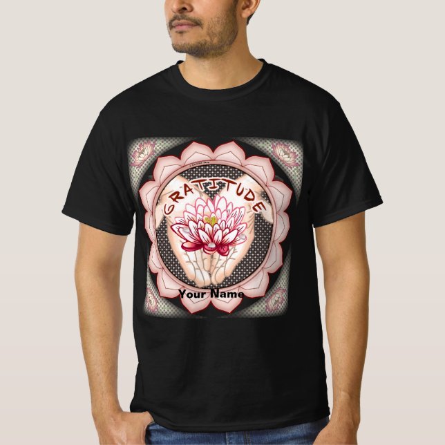 Camiseta Gratidão Lotus (Frente)