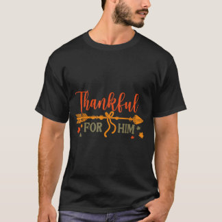 Camiseta Gratidão Por - Ação de Graças de Casal Combinando