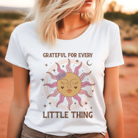Gratidão Por Cada Pequena Coisa Sol Retro Boho