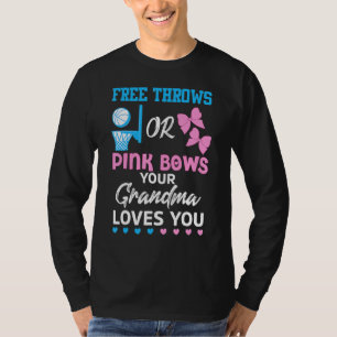 Camiseta Grátis Ou Arcos Rosa Que A Vovó Te Ama De Gênero