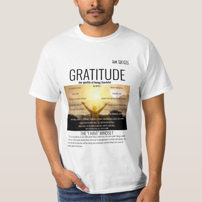 CAMISETA GRATITUDE (Frente)