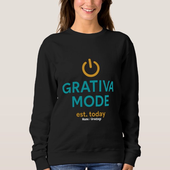 Camiseta Grativa Mode Motivational Quote Daily Positivity (Frente)