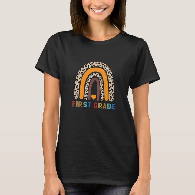 Camiseta Grau 1rua De Volta À Prina-Leopardo Escolar (Frente)