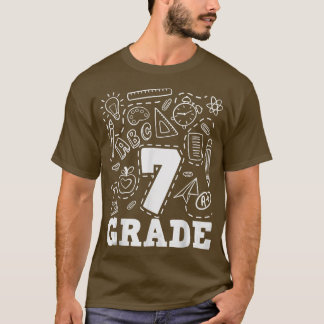 Camiseta Grau 7 da Tipografia Equipe 7 de Volta À Escola