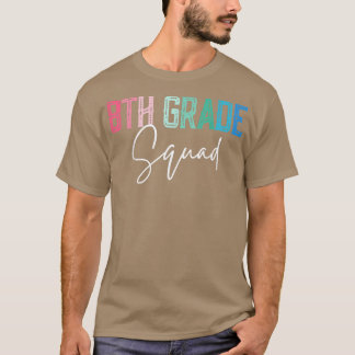 Camiseta Grau 8.º Grau Esquadrão Apreciação Dia Fofo Olá Vo