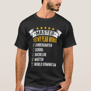 Camiseta Grau Checklist My Plan Works Mestrados