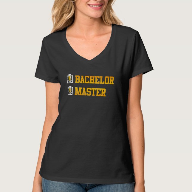 Camiseta Grau de bacharel pronto Mestrado (Frente)