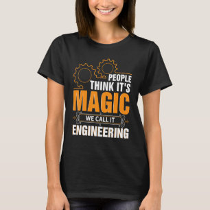 Camiseta Grau de Engenharia do Engenheiro Mágico engenheiro
