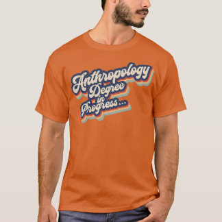 Camiseta Grau de estudante de antropologia