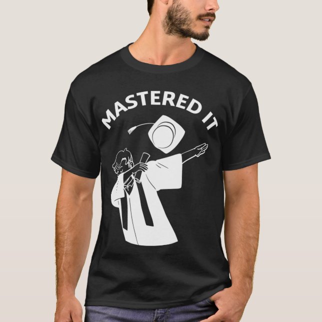 Camiseta Grau De Mestrados De Dabbing De Ti Mastered (Frente)