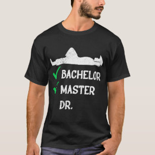 Camiseta Grau de Mestrados de Solteiros de Lista de Verific