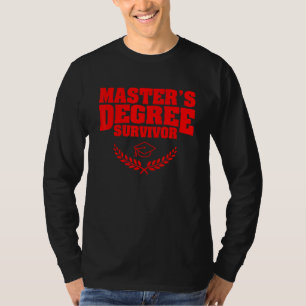 Camiseta Grau De Mestrados legal Para Mulheres Mba Formando