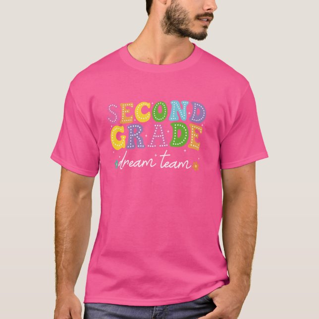Camiseta Grau de segundo da Equipe de Sonhos do Segundo Gra (Frente)