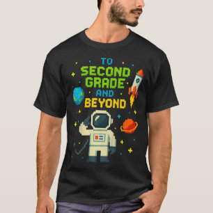 Camiseta Grau De segundo E Além Do Astronauta Boys Gamer Fi