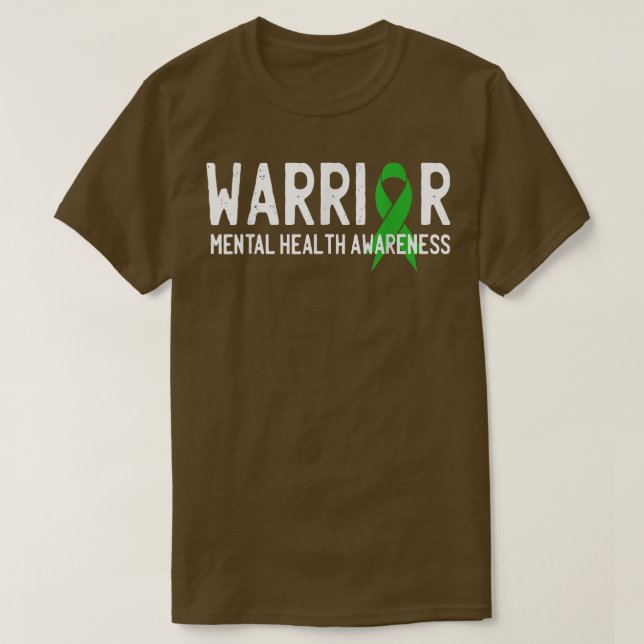 Camiseta Grau Mês de Consciência Mental do Combate ao Guerr (Frente do Design)