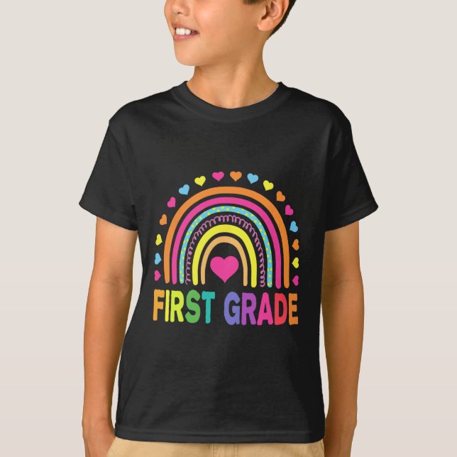 Camiseta Grau Rainbow Girls Boys Equipe de Professores 1rua (Frente)