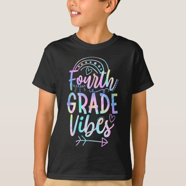 Camiseta Grau Vibes Volta às aulas Tinta Dye Professores Es (Frente)