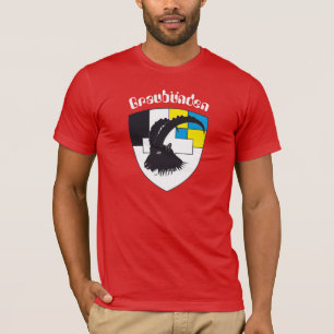 Camiseta Graubünden Grigioni Grischun Suíça Suisse Svizr