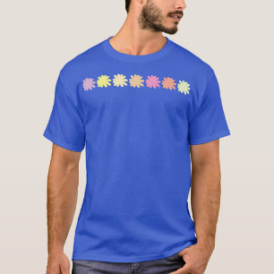 Camiseta Grava da ventoinha da margarina de múltiplas cores