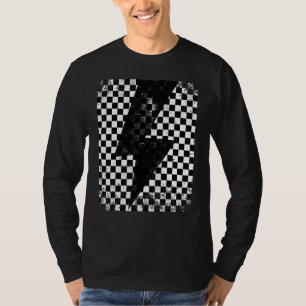 Camiseta Grava do troço do troço de raio verificado