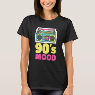 Camiseta Gravação de fita de cassete de humor 90's Boombox