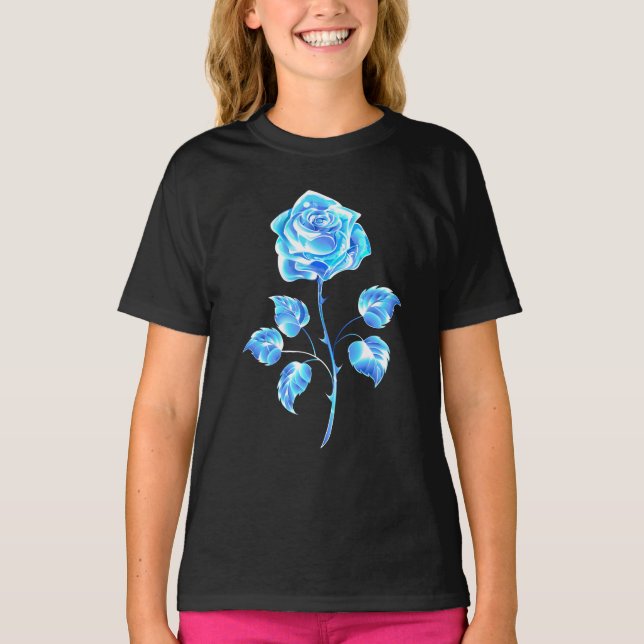 Camiseta Gravação de Rosa Azul (Frente)