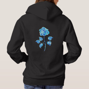 Camiseta Gravação de Rosa Azul