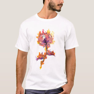 Camiseta Gravação de Rosa Tatuagem