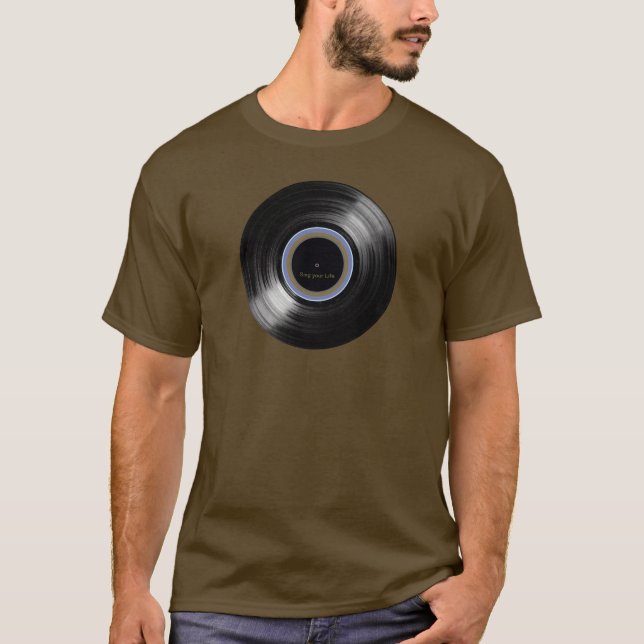 Camiseta gravação de vinilo (Frente)