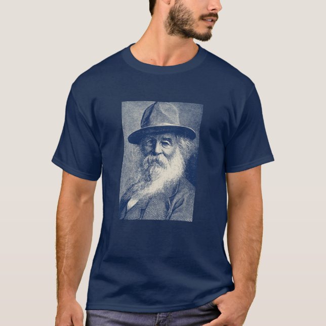 Camiseta Gravação de Walt Whitman (Frente)