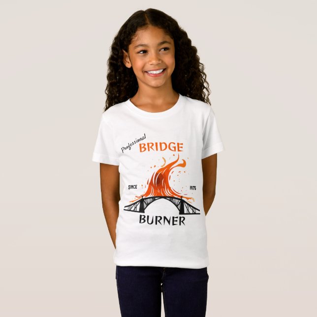 Camiseta Gravador de ponte profissional (Frente Completa)