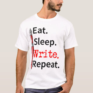 Camiseta Gravador de Repetição de Gravação de Suspensão de 