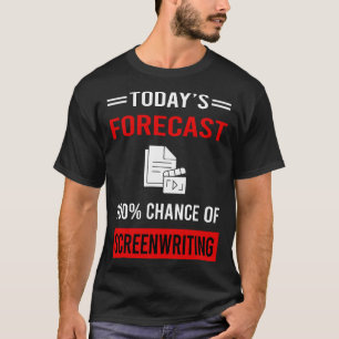 Camiseta Gravador de Tela de Previsão de Hoje