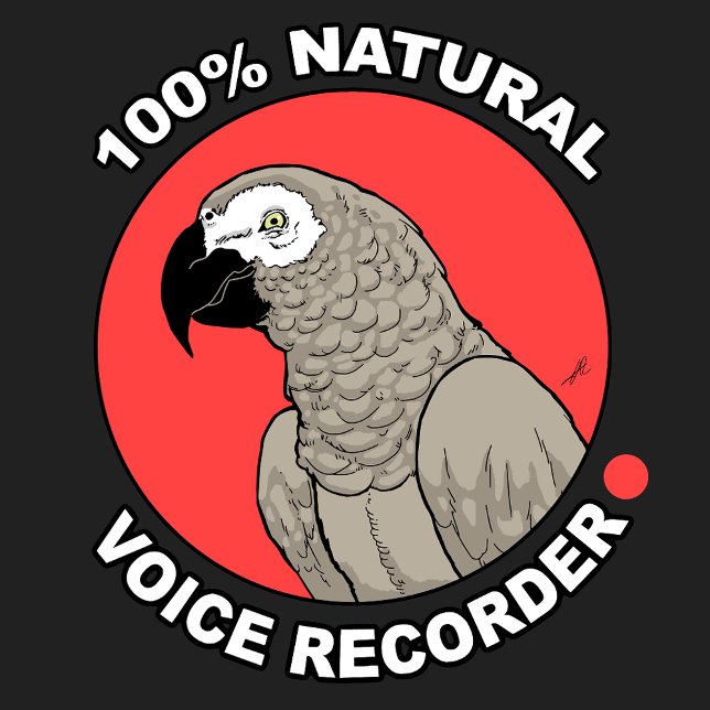 Camiseta Gravador de Voz Natural (Criador carregado)