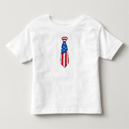 Camiseta Gravata Amarrada Bandeira Americana 4 de Julho
