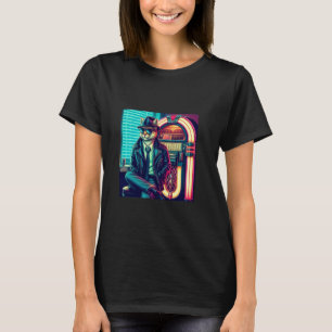 Camiseta Gravata Cool Cat