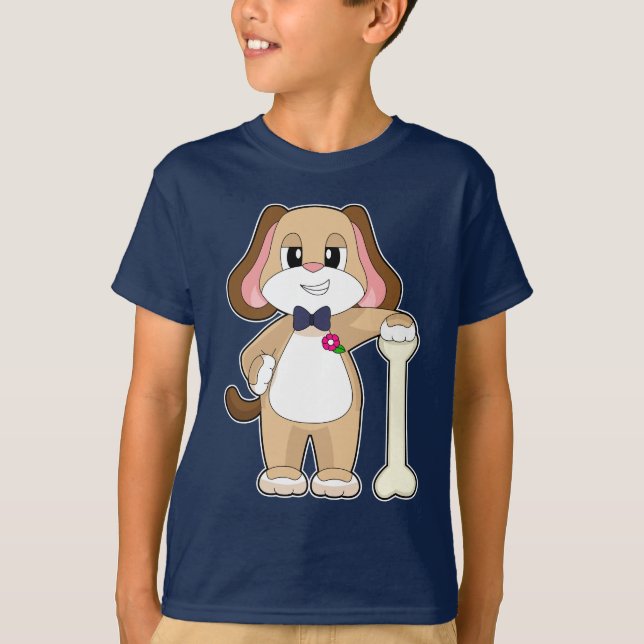 Camiseta Gravata de laço para cães noivado (Frente)