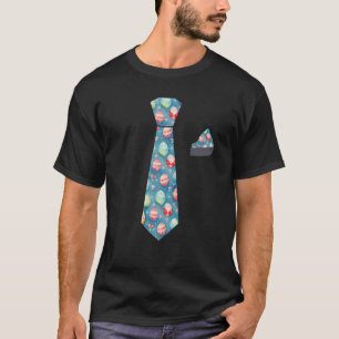Camiseta Gravata engraçada do coelho da Páscoa para meninos