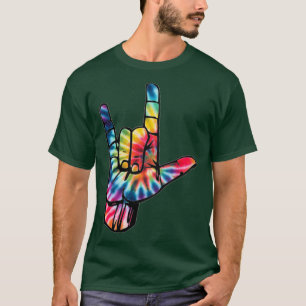 Camiseta gravata mão ILY