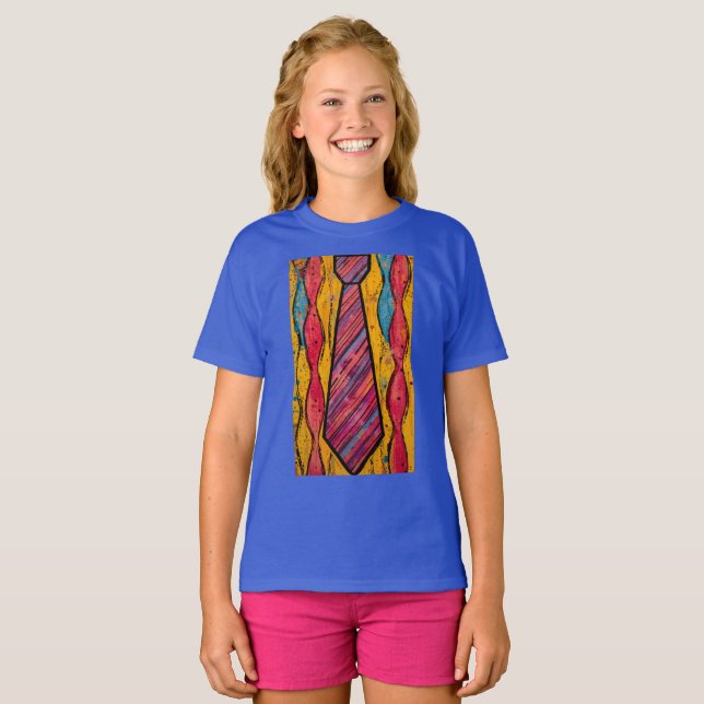 Camiseta Gravata Rítmica Cromática (Frente Completa)