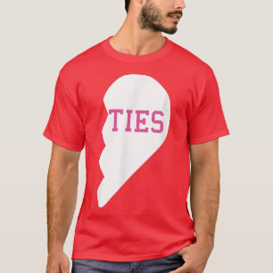 Camiseta GRAVATAS Hearts Besties Melhores Amigos Correspond