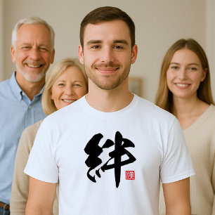 Camiseta Gravatas Kanji [絆] populares