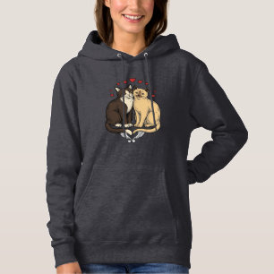 Camiseta Grave Entalhe Fofo Casal Gato Amor Design_1