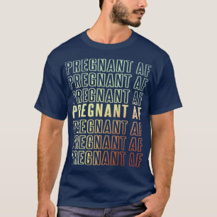 Camiseta Grávida AF 2022 Gravidez Pai de anúncio de bebê