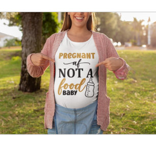 Camiseta Grávida AF Humor de Gravidez Materno Plus Size